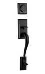 Kwikset 802HE Lip 514 Signature Series Hawthorne Dummy Handleset - Iron Black. Fixed Price $137.99.