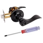 Privacy Door Handle Lock, Wave Style Levers With Screwdriver, Inte.... Fixed Price $31.79.