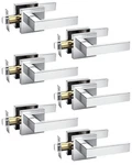 Knobwell 6 Door Handles Interior Passage Pack, Polished Chrome. Fixed Price $132.31.