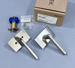Emtek 5112HLOUS15RH Helios Right Handed Passage Door Lever Set Satin Nickel. Fixed Price $96.72.