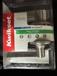 Kwikset Ladera Interior Hall/closet Door Lever Knob, Satin Nickel 92001-578. Fixed Price $9.00.