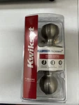 Kwikset Satin Nickel Keyed Entry Door Knob 94002-826. Fixed Price $16.99.