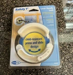 Safety 1ST Locks & Latches Lever Handle White 48400 6MOS Up. Fixed Price $8.00.