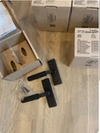 Emtek Modern Rectangular Stretto Dummy Set 5007US19. Fixed Price $110.00.