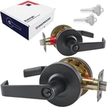 Oakmoore Raleigh Commercial Door Handle Black - Grade 2 Lockset. Fixed Price $50.00.