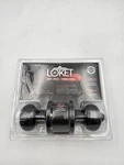 Loket Entry Door Knob Lockset AMK102E-SS Keyed Black New Open Box. Fixed Price $19.99.