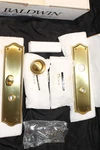 Baldwin 6554-060-FD Barclay Door Knob Dummy Trim Set Satin Brass &brn Entry. Fixed Price $179.99.