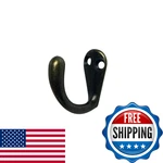 Qcaa Single Prong Hook Hanger Zinc Die Cast Antique Brass 50 Pack Made Taiwan. Fixed Price $68.03.