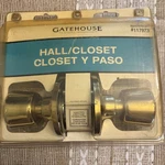 Gatehouse Hall/closet Door Knob Kit Polished Brass Pn# 0117973 Nos. Fixed Price $14.95.
