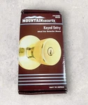 Mountain Security Keyed Entry Polished Brass Door Knob 3101-10 Open Box. Fixed Price $22.00.