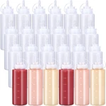 Xinnun 24X 16OZ Squeeze Bottles Leak-proof Plastic Condiment Dispenser. Fixed Price $82.16.