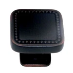 Amerock Carolyne Oil-rubbed Bronze 1/4" Square Cabinet Knob BP36582ORB. Fixed Price $8.72.