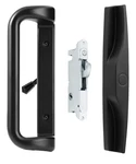 House Guard Sliding Patio Door Handle Set With Mortise Lock, 3-15/16 Black. Fixed Price $32.00.