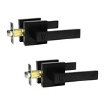 Suntai 2PK Matte Black Privacy Door Lever Heavy Duty Square Handle. Fixed Price $78.14.