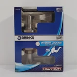 Brinks Satin Nickel Heavy Duty Interior Locking Bed & Bath Wave Lever 2713-119. Fixed Price $17.99.