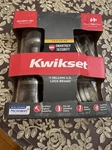 Kwikset Signature Keyed One Side Antique Brass 991J 5 Smt. Fixed Price $45.00.