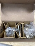 Baldwin FDCONCRR150 Dummy Door Knob Set, Satin Nickel, Round Rose. Fixed Price $102.99.