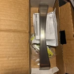 Pella Xo Sliding Patio Door Handle Interior Satin Nickel Over Solid Brass Nos. Fixed Price $229.99.