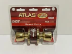 Atlas Keyed Entry - Easy Installation Door Knob New Brass. Fixed Price $13.49.