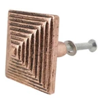 Square Pyramid Antique Copper Aluminium Cabinet Knob. Fixed Price $72.43.