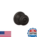 Schlage F40 716 Georgian Door Knob Bed Bath Privacy Lock Aged Bronze. Fixed Price $38.38.