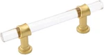 5 Pack 3 Inch Acrylic Drawer Pulls Gold Cabinet Handles Cl. Fixed Price $26.58.