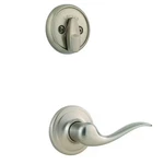Kwikset Tustin Lever Interior Single Cylinder Handleset Trim, Satin Nickel - New. Fixed Price $24.95.