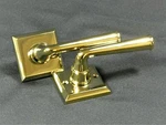 Baldwin FDFEDTSR003 Non-turning Two-sided Through-door Dummy Lever Brass. Fixed Price $75.64.