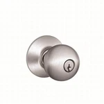 Schlage Residential F80 626 Orbit Knob Storeroom Lock Satin Chrome. Fixed Price $22.99.