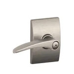 Schlage F40MNH619CEN Century Collection Manhattan Privacy Lever, Satin Nickel. Fixed Price $75.51.