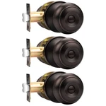 Probrico Privacy Door Knobs 3-PACK Oil Rubbed Bronze Interior Lock. Fixed Price $50.98.
