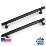 Saliseng Matt Black Kitchen Cabinet Pulls 5 Pack 6-3/10 Inch Solid Brass Drawer. Fixed Price $88.11.