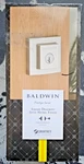 Baldwin Spyglass Single Cylinder Front Door Deadbolt Smartkey Satin Nickel. Fixed Price $42.78.