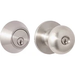 BFX2B91B Steel Pro Brushed Nickel Deadbolt And Door Knob Combo. Fixed Price $66.25.