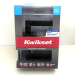 Kwikset 730HFL Matte Black Microban Bed Bath Door Lever Sqt 514 Cp Interior Lock. Fixed Price $29.04.