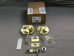 Schlage F10-ACC-608 Accent Passage Hall & Closet Door Knob Lever Satin Brass. Fixed Price $45.00.