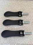 Lot Of Kipp Cam Handles, 3/8-16 X 1.1875" Powder Coated Aluminum W/ Steel Stud. Fixed Price $49.95.