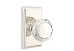 Emtek 8121NWUS14 Passage, Rectangular Rosette, Norwich Knob, Polished Nickel. Fixed Price $152.00.