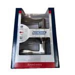 Schlage F51V 619 Accent Satin Nickel Classic Keyed Entry Door Handle New. Fixed Price $29.99.