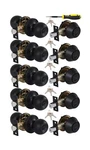 (5 Sets) All Keyed Same Entry Door Knob And Single Cylinder Deadbolt Combo Se.... Fixed Price $118.82.