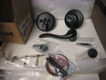 Kwikset 974TNL-RH Black Tustin Right Hand Single Cylinder Interior Pack 99719-05. Fixed Price $32.00.