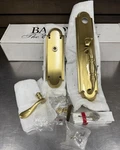Baldwin 6544-060-LFD Hamilton Left Full Dummy Lever Set Satin Brass & Brown. Fixed Price $189.99.