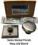 Baldwin HD-ROU-TSR-150 Round Reserve Dummy Knob Satin Nickel Finish Nos. Fixed Price $34.99.