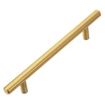 Lizavo 701-128BB Brushed Brass Modern Gold Cabinet Pulls Long Solid Euro Style. Fixed Price $91.71.