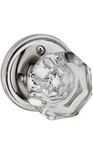 Dynasty Hardware Classic Rosette, Crystal Style Door Knob, Privacy - Bed/bath. Fixed Price $49.99.