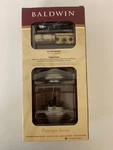 Baldwin Deadbolt Featuring Smart Key Satin Nickel 93850-005. Fixed Price $30.00.