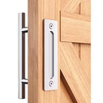 12" Stainless Steel Sliding Barn Door Handles Pulls Flush Hardware Setdouble. Fixed Price $34.13.