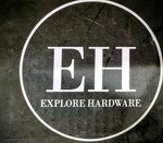 Explore Hardware Black Matte Metal Privacy Lever Handle Door Set. Fixed Price $40.00.