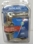 Schlage Brass Flair F51VFLA505 Keyed Entry Lever New One-tool Installation. Fixed Price $28.50.