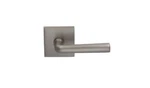 Omnia Privacy Door Lever Set With 368S And Square Rose Lacquered Satin Nickel. Fixed Price $67.32.